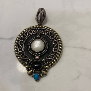 Western southwestern necklace pendant.